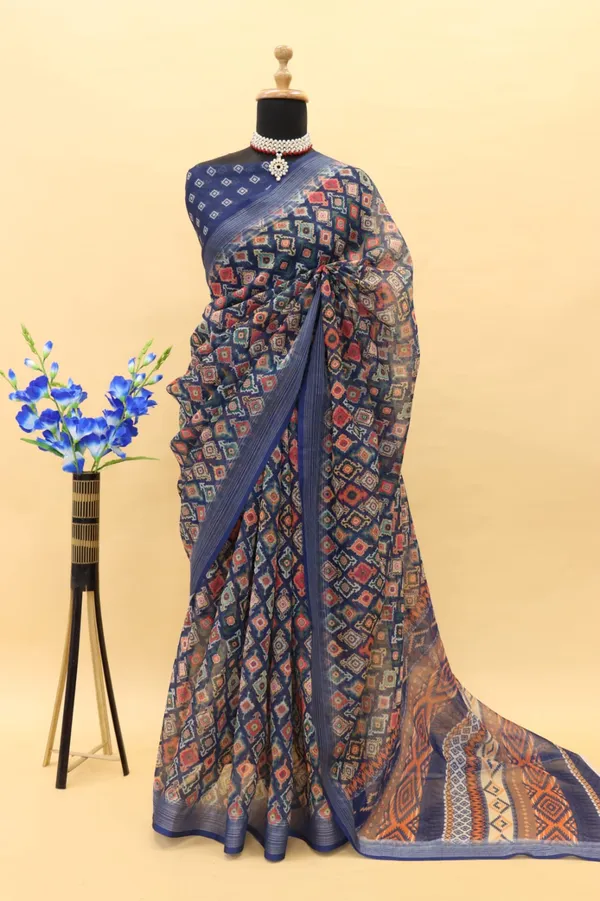 LINEN_FABRIC_DIGITAL_PRINT_SAREE